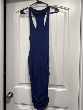 Express Royal Blue Racerback Dress